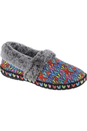 Skechers X JGoldcrown BOBS Too Cozy - Love Renegade Dames Pantoffels maat 37 Vrouwen
