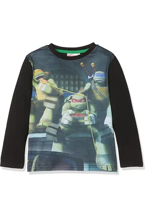 Teenage Mutant Ninja Turtles Longsleeve - Zwart / Multi-kleur - 98 cm - 3 jaar - Polyester/katoen