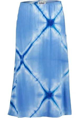 Blue Seven Dames rok - rok halflang - 182056 - batik print - maat 38