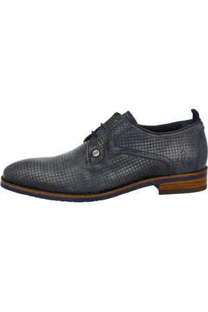 rehab Schoen Falco Tile Blauw - Schoenmaat 41cm - Leer Heren Veterschoenen