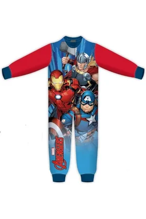 Marvel Onesie - maat 98 - Marvel Avenger huispak pyjama - ritssluiting