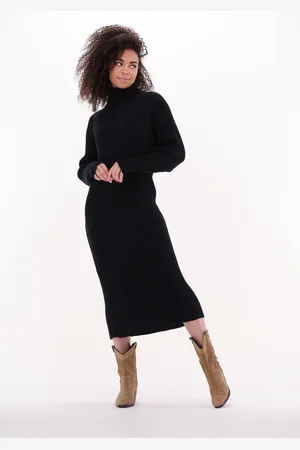 Y.A.S Yasmavi Knit Midi Rollneck Dress Jurken