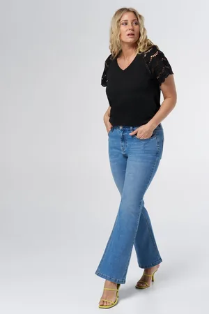 MS Mode Jeans Flared leg jeans JASMIN