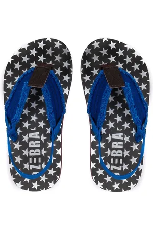 Zebra Boys slipper Stars 23/24 met bandje