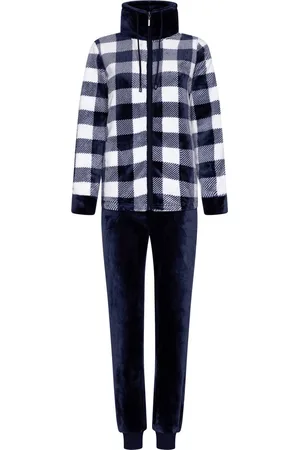 Rebelle Fleece geruit huispak -