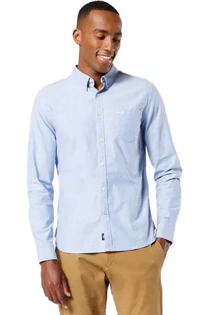 Dockers Oxford 2.0 Overhemd Met Lange Mouwen Blauw XL Man