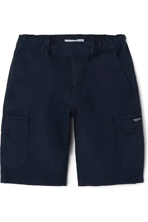NAME IT Bermuda jongens - donkerblauw - NKMryan - maat 116