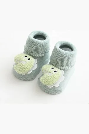 Merkloos Cartoon Baby Sokken Voor Meisje Jongens Konijn Beer Anti Slip Zachte Warm Winter Herfst Peuter Indoor Floor Sokken Voor Kinderen