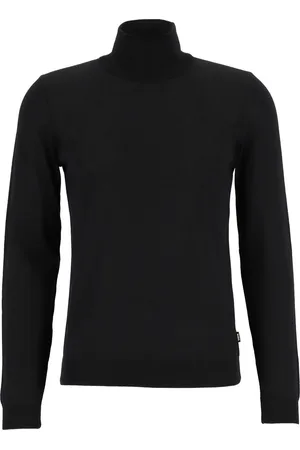 HUGO BOSS BOSS Musso - heren trui wol - slim fit coltrui