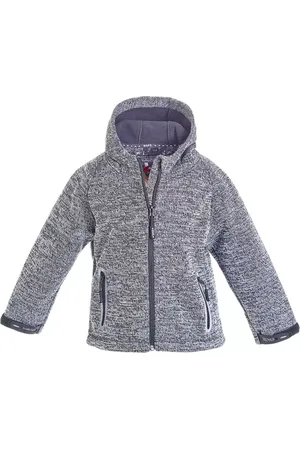BMS Softknit Kapuzenjacke Kids Anthrazit-152