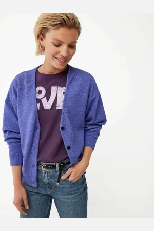 Mexx V-neck Knitted Pullover Light Purple