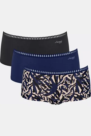 Sloggi GO Crush Short 3 pak Dames Onderbroek - - DonkerCombinatie
