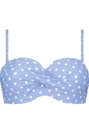 Cyell Voorgevormde bandeau bikini top Just Dot maat 38D