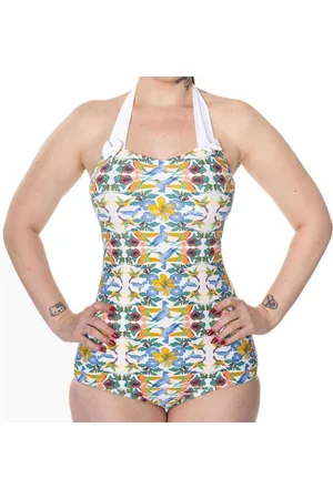 Banned Retro Shoreline Badpak - Bloemen - XL
