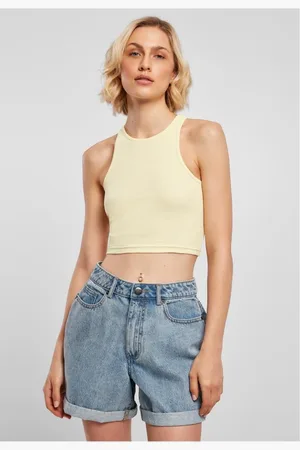 Urban classics Rib Crop top - 4XL