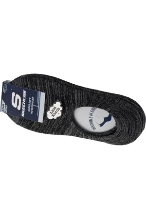 Skechers 3pk Mens Non Terry No Show S112219-GRY, Mannen, , Sokken, maat: 41-46
