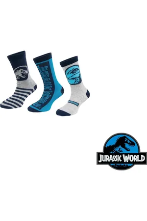 Jurassic World Jurrassic World - 3 paar sokken - jongens - - maat 23/26