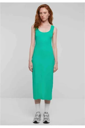 Urban classics Rib Top Lange jurk - L