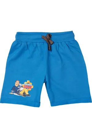 Brandweerman Sam Short, korte broek, blauw, maat 122/128