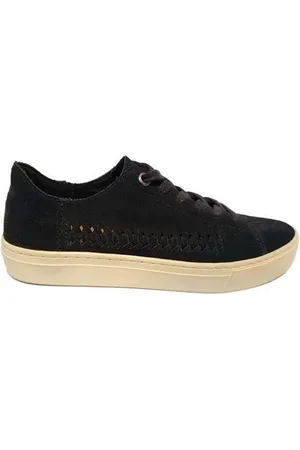 TOMS Lenox Dames Veterschoen 10010007 Deconstructed Suede/Woven Panel