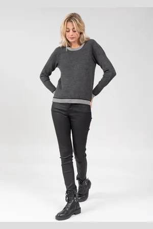 Deeluxe Effen trui met ronde halsMONICA