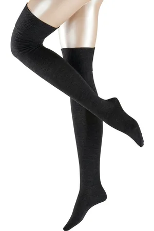 Falke Striggings Dames Overknees - Grijs