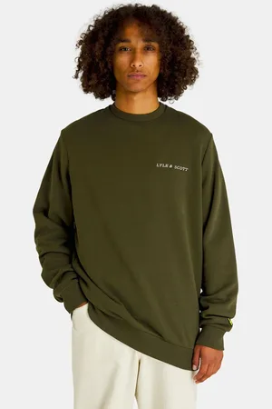 Lyle & Scott Embroidered Crew Neck Sweatshirt - - S