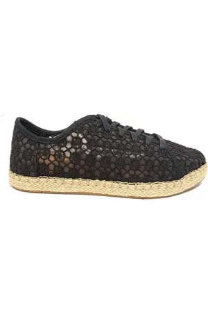 TOMS Lena Dames Veterschoen 10011830 Black Mosaic Mesh