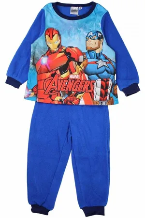 Marvel Avengers Fleece pyjama - lichtblauw - maat 116 - 6 jaar