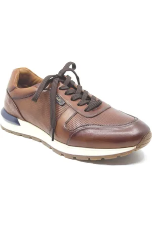 Australian Cambridge Lage sneakers - Leren Sneaker - Heren - Cognac