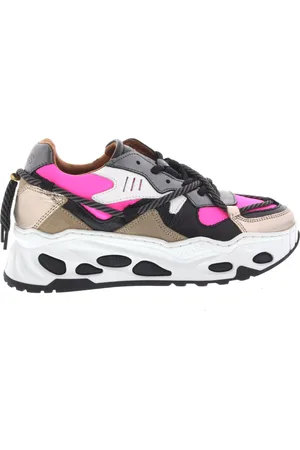 DWRS Dames Sneakers Saturnus Neon/pink/black