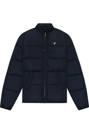 Lyle & Scott Winterjas puffer met capuchon - Z271 Dark Navy blauw