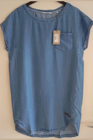 Moscow Indigo Woven Dress van -