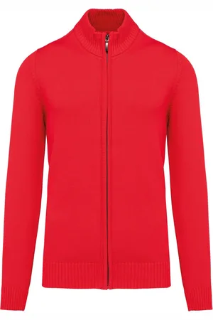 Kariban Pullover/Cardigan Heren 3XL Rolkraag Lange mouw 100% Katoen