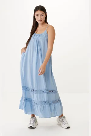 Mexx Maxi Jurk Babyblauw