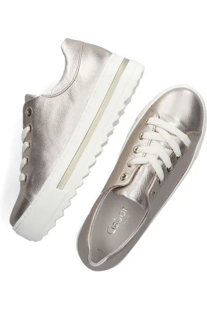 Gabor 496 Lage sneakers - Leren Sneaker - Dames - Goud