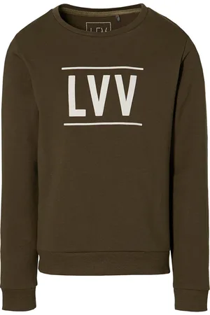 LEVV Jongens sweater Kean Olive - maat 176
