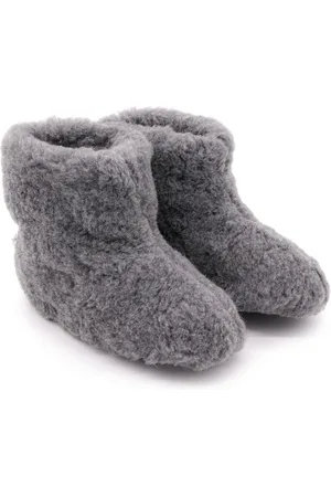 Merkloos Merino wollen sloffen - Dames / Heren - antislip - maat 39/40
