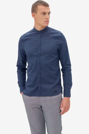 Nowadays Oxford Overhemd Oxford Melange Shirt Lange Mouw