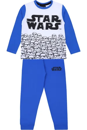 STAR WARS DISNEY - Blauw-witte pyjama voor jongens