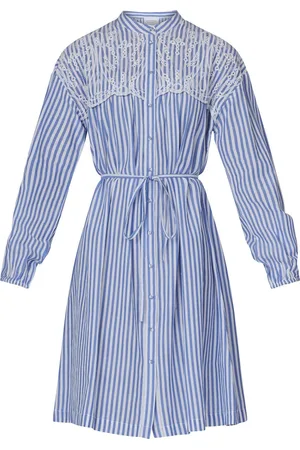 SisterS point Ilua-dr1 - Dames Jurk - White/blue