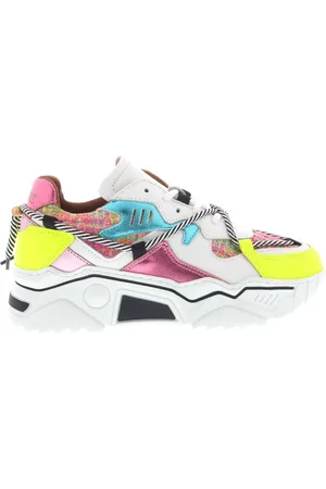 DWRS Dames Sneakers Jupiter Pink Yellow
