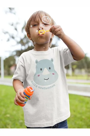 B and C Kinder T-shirt Nelly Neushoorn, maat 5-6 jaar
