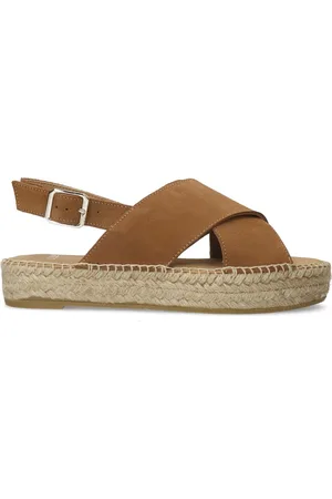 Manfield Dames - suède sandalen