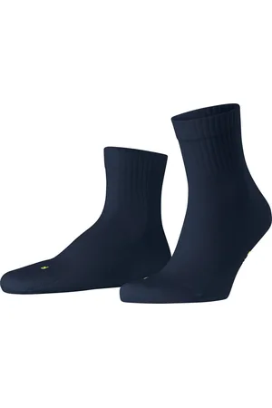 Falke Run Rib anatomische pluche zool duurzaam katoen functioneel garen sokken unisex blauw