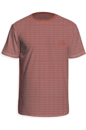 Quiksilver UV-Zwemshirt met korte mouwen voor mannen - Gestreept - - maat S