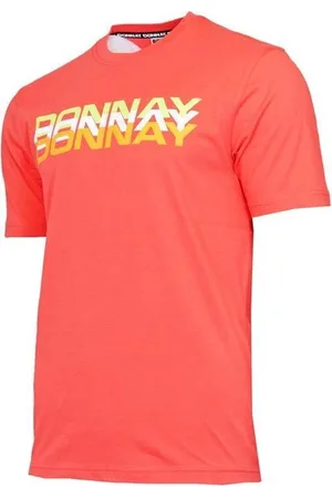 Donnay Heren - T-Shirt Daks - Sportshirt - maat XXL - Peach Coral (235)