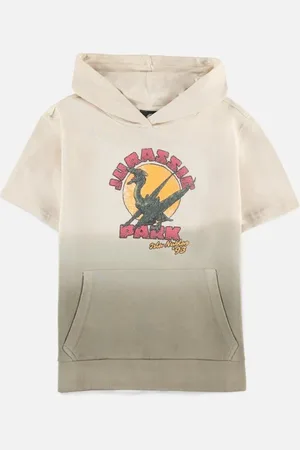 Difuzed Jurassic Park Kinder hoodie/trui -Kids 134/140- Dip-Dye Isla Nublar 