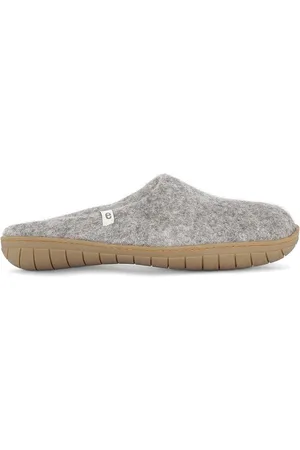 Egos Copenhagen | Unisex | Pantoffels | Slipper Natural Grey Rubber sole |