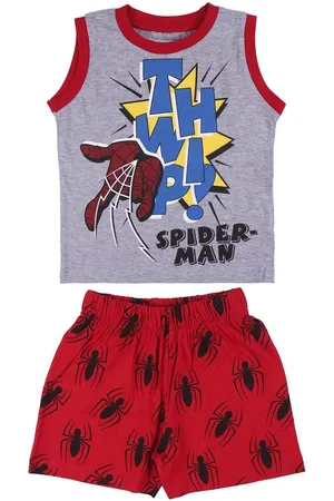 SPIDERMAN Spiderman Shortama Kledingset - Thwip
